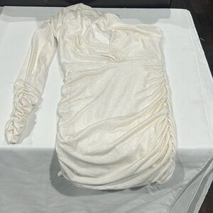 Lucy in the sky one shoulder dress with key hole. Size Small.